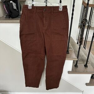 Brown ankle length pants